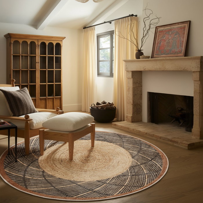 Conceptum Alfombra Crema 140 x 140 cm